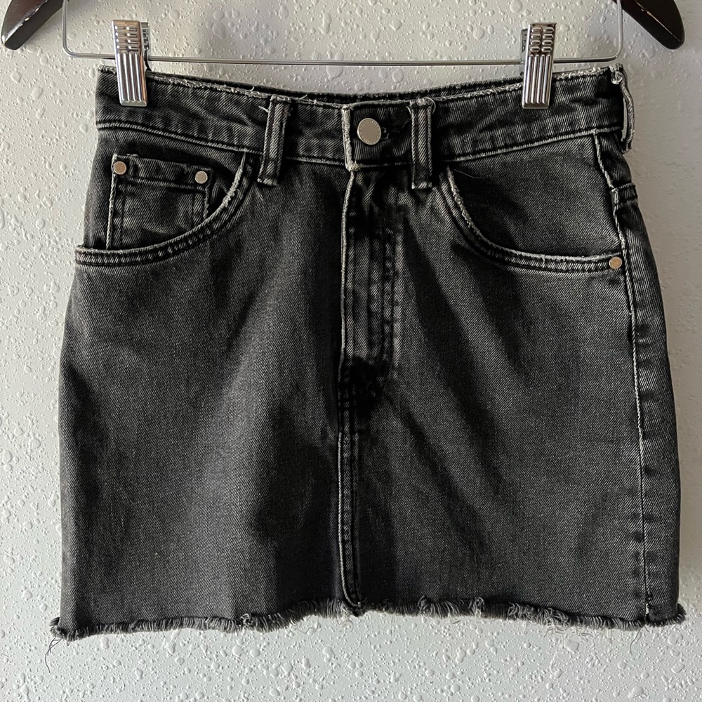 ZARA TRAFALUC Authentic Denim Mini Skirt